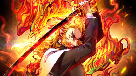 Kyojuro Rengoku Anime Desktop Pic