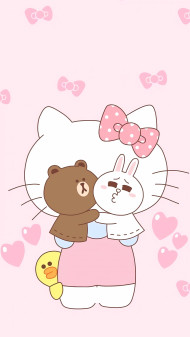 Latest Hello Kitty Picture to Customize Mobile Screen 4K