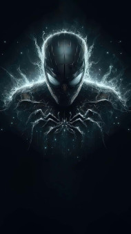Marvel Hero Dark Spiderman in HD Wallpaper