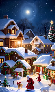 Merry Christmas Wallpaper with Holiday Spirit