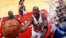 Michael Jordan Vintage Dunk Wallpaper