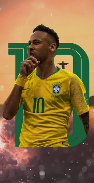 Neymar Jr. Brazil National Team Wallpaper