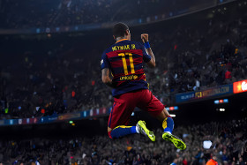 Neymar Jumping background Desktop Wallpaper