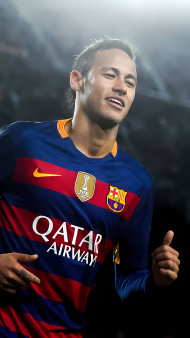 Neymar Portrait Photo Wallpaper For Phone