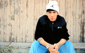 Old Eminem High-Resolution Background for Fan