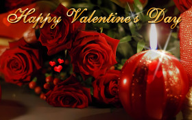 Romantic Candlelight Dinner Desktop Wallpaper