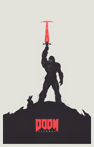 Scary Doom Mobile Wallpaper 4K