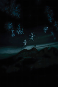 Snowflake Frost Glow Photo