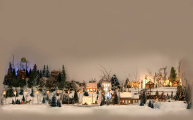 Snowy Christmas Scenes for a Peaceful PC Background