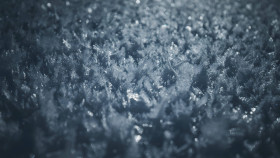 Snowy Snow Flake Wallpaper
