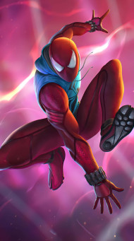 Spiderman Mid-Air Action Shot in HD
