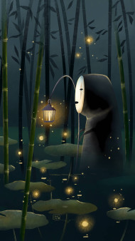 Spirited Away Mobile Wallpaper for iPhone Screen 4K