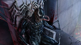 Stunning Venom 4K Wallpaper for Desktop