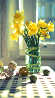Stylish Floral Photo for Smartphones