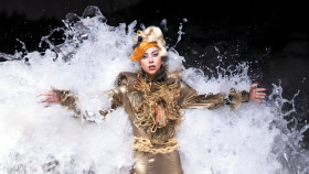 Stylish Lady Gaga Desktop Image