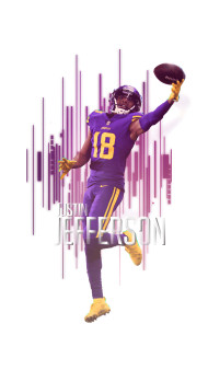 Unique Justin Jefferson Wallpaper for Your Phone