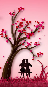 Valentine Day Mobile Wallpaper for Design