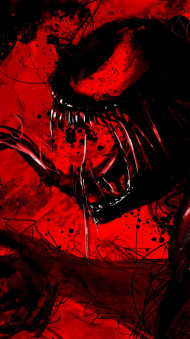 Venom Iconic Marvel Close Up Wallpaper