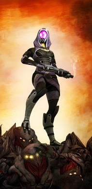 Vibrant Mass Effect iPhone Photo HD