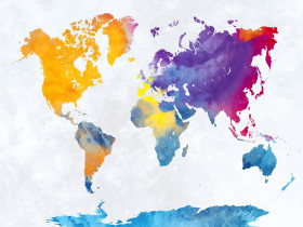 Vibrant Watercolor Desktop Image to Refresh Your Screen HD