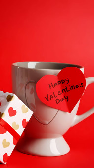 Vintage Valentine Day Card Wallpaper 4K