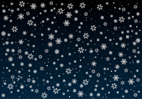 Winter Snowflake Glow Photo